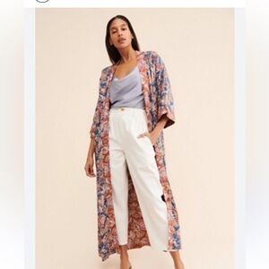 Anthropologie reversible duster